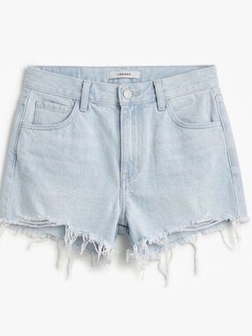 JBrand Jeans Vancouver Denim Frayed Hem Shorts